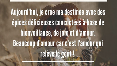 L'amour relève le goût de la vie